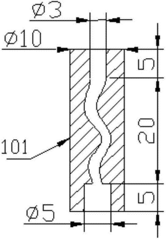 Spiral ceramic crystal selector and fabrication process of selector