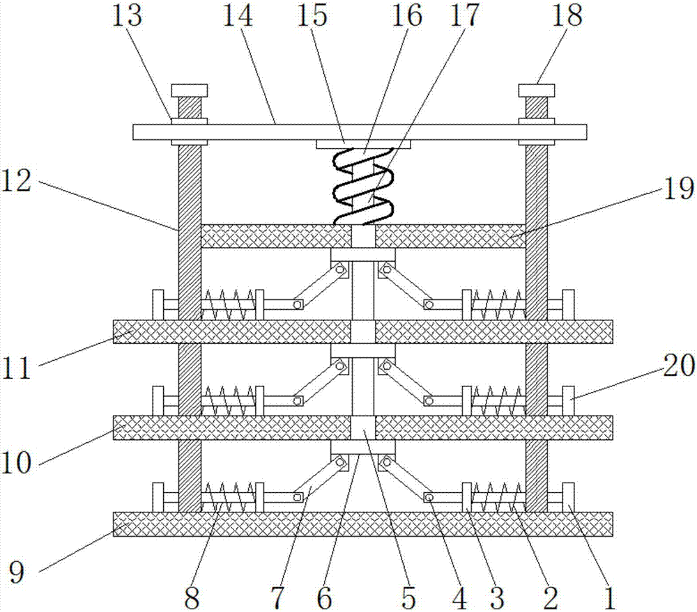 Shock-absorbing seat with multi-stage automatic reset function