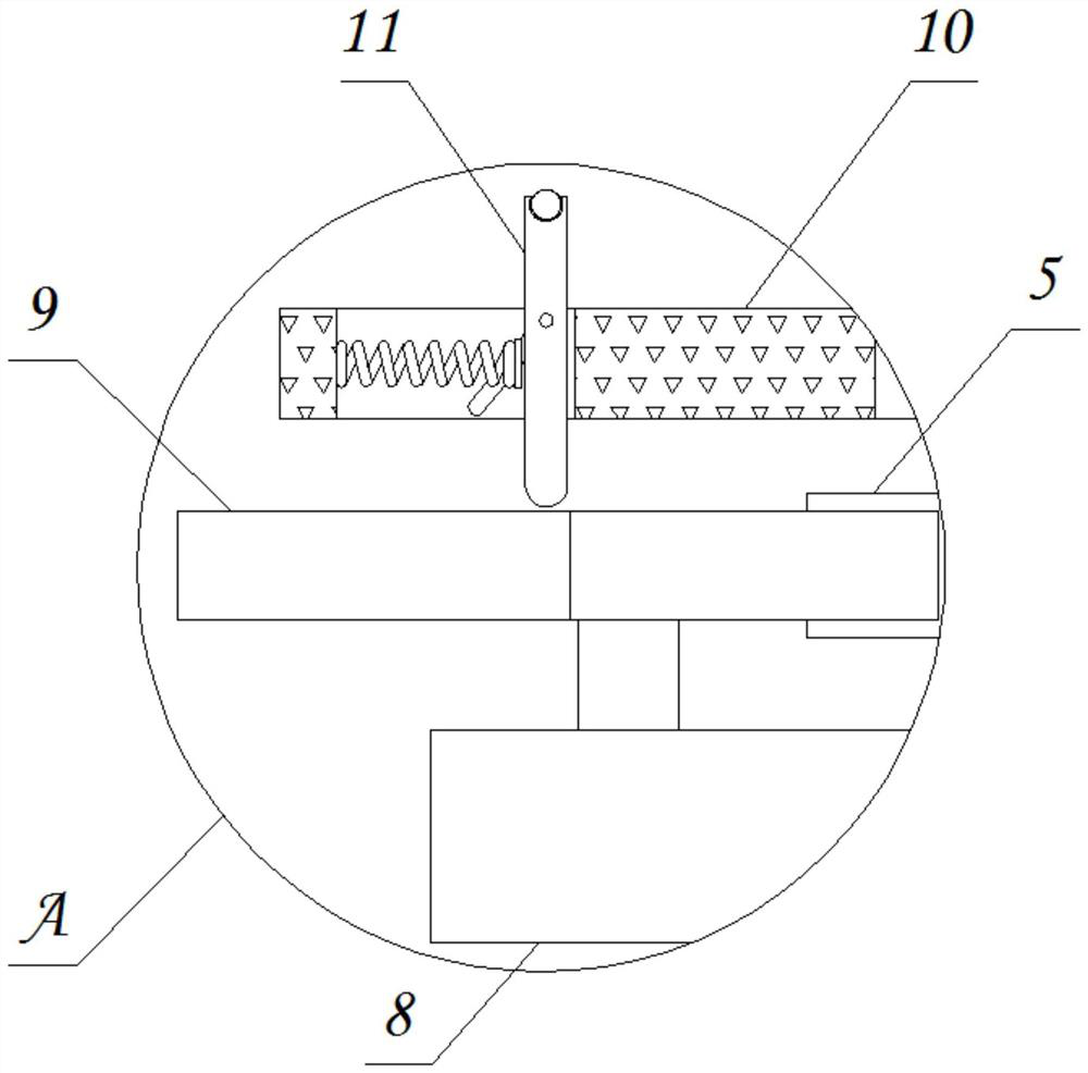 Biomass material crushing device capable of limiting loading amount