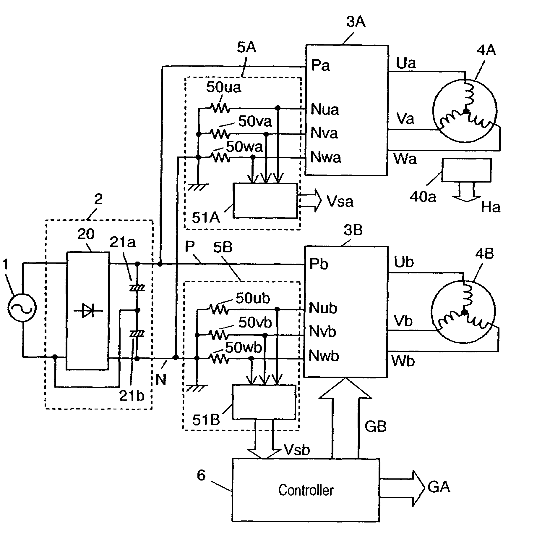 Motor drive unit