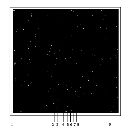 Grid solar cell panel