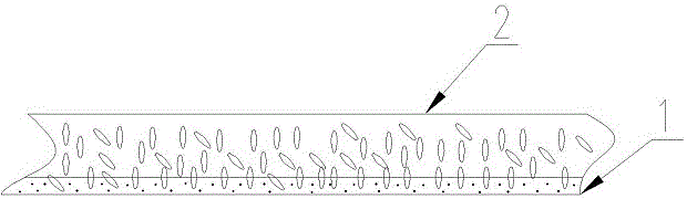 Fully-degradable compound non-woven for cleaning and manufacturing process thereof