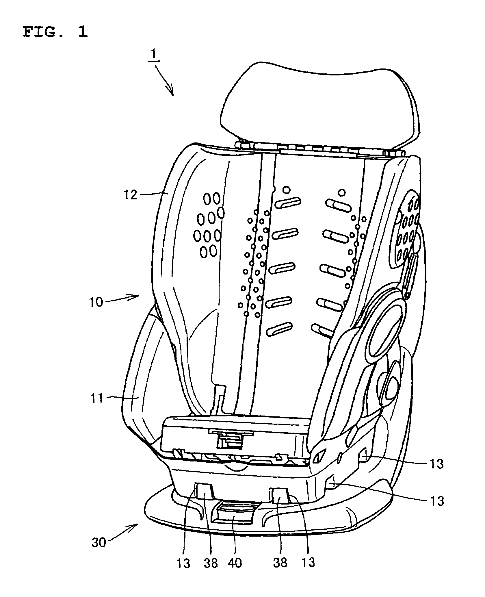 Detachable child safety seat