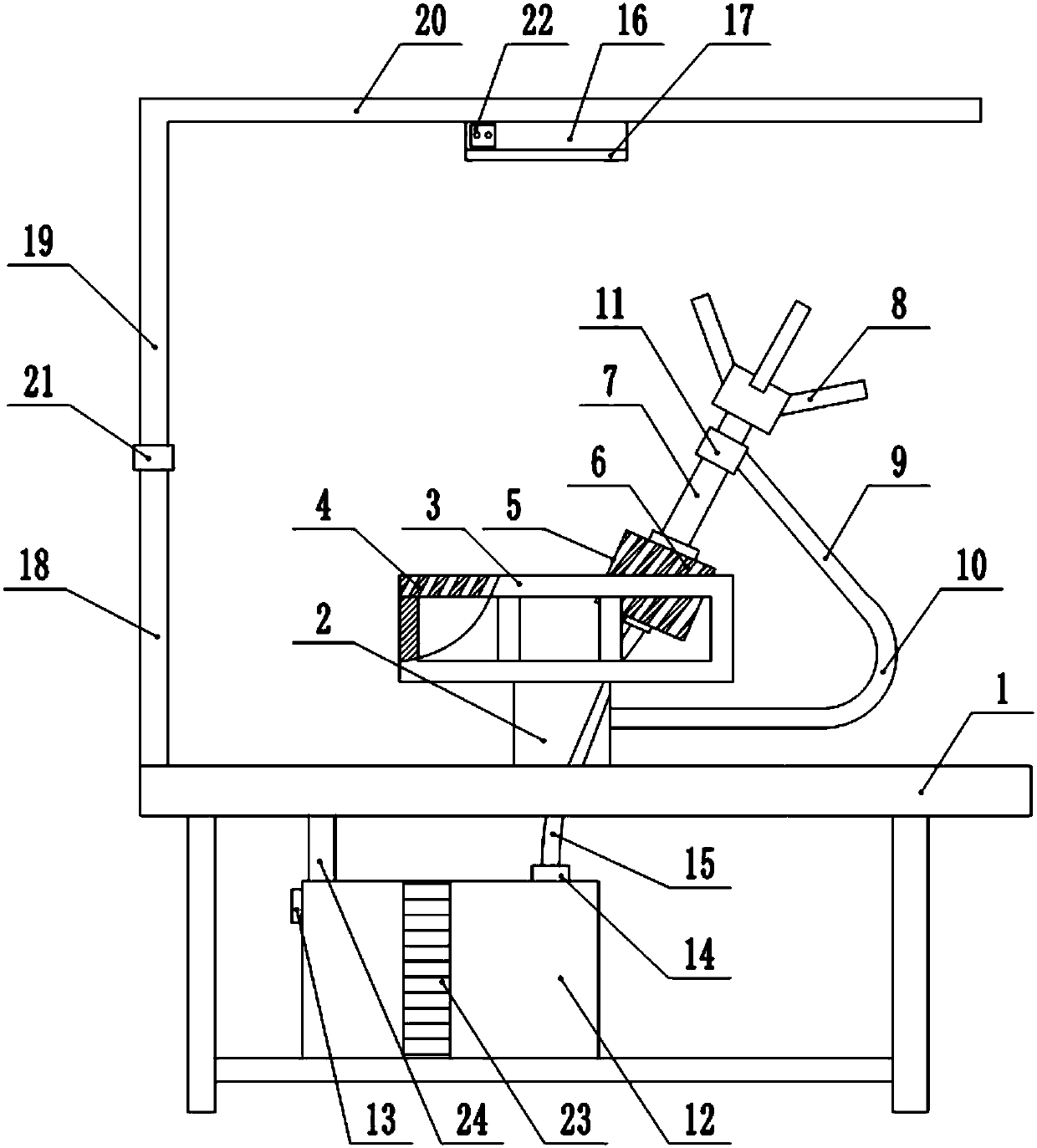 Paint spraying device