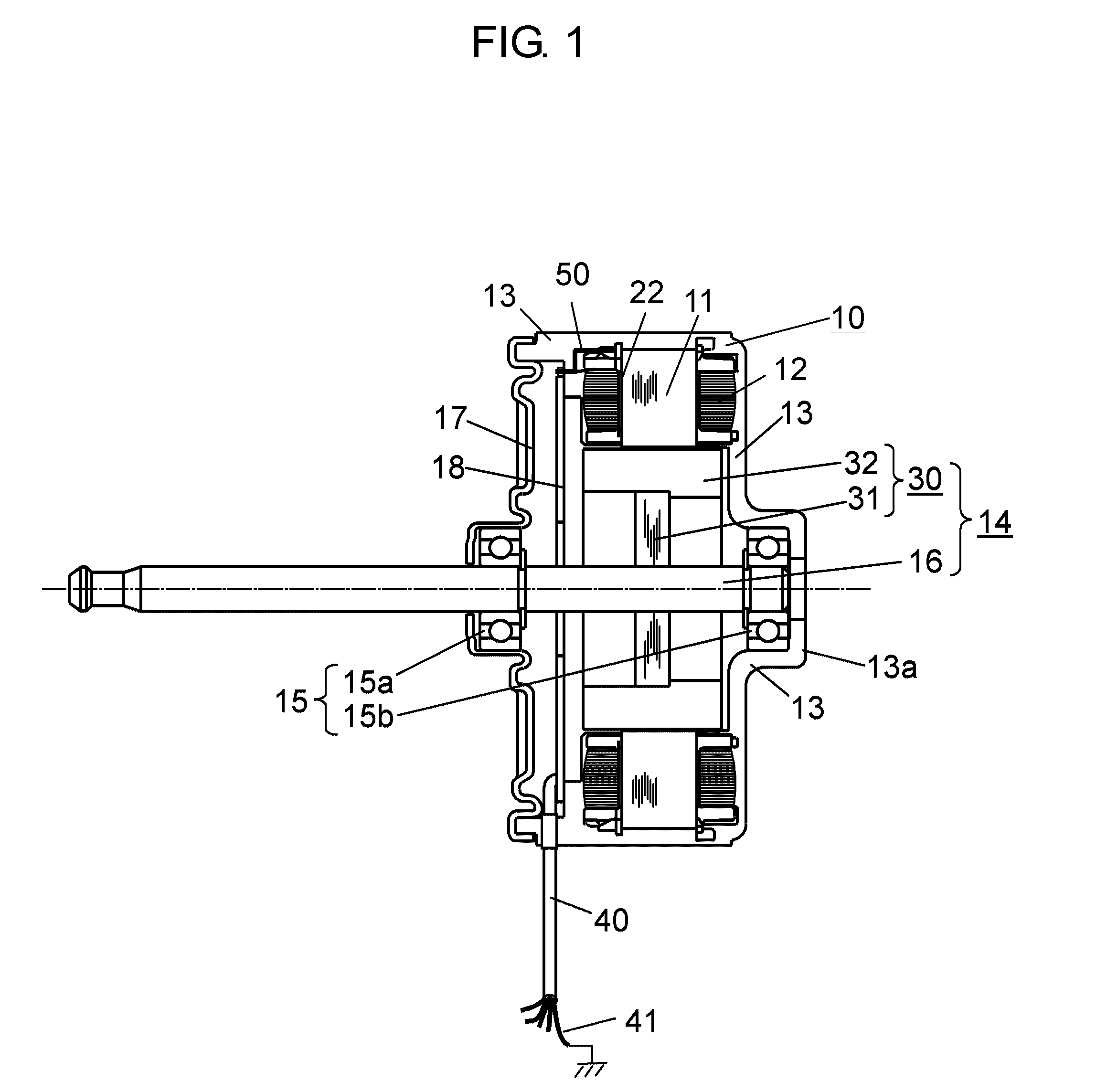 Brushless motor and electric device using same