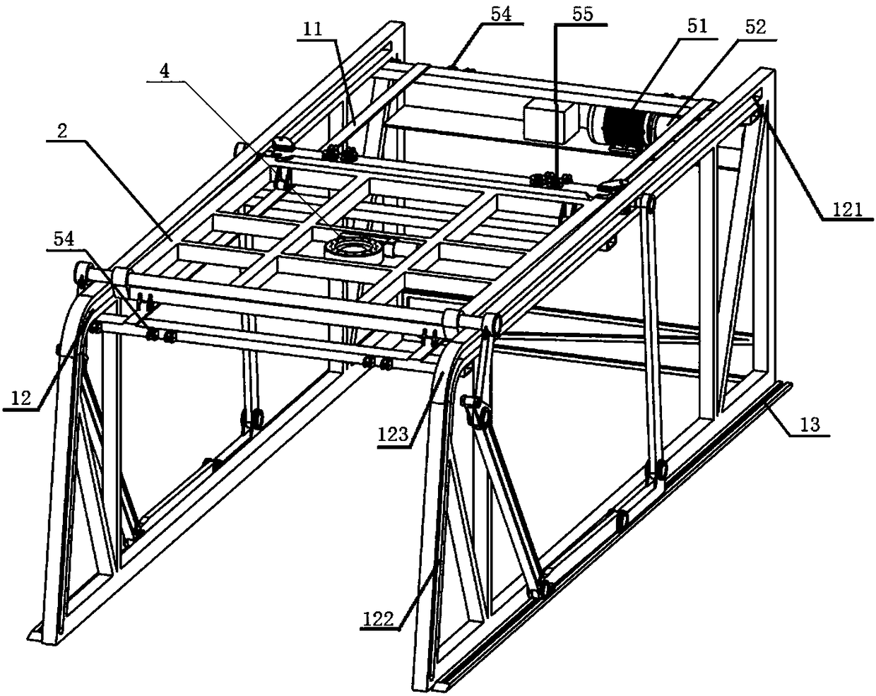 Double layer no-avoidance parking device