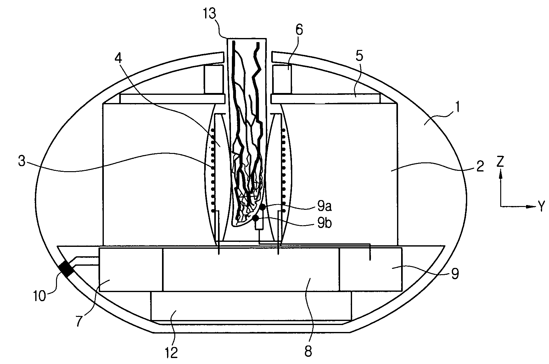 Method for measuring nuclear magnetic resonance longitudinal axis relaxation time of blood and apparatus using the same