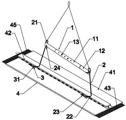 Construction method of PK prestressed concrete overlapping slabs