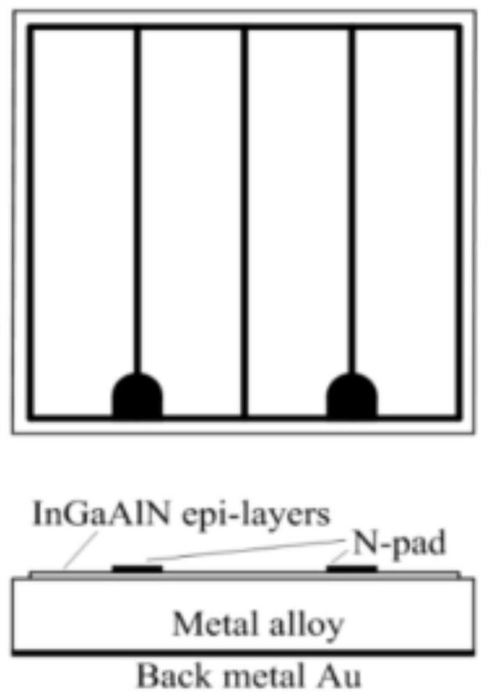 A vertically integrated unit light emitting diode