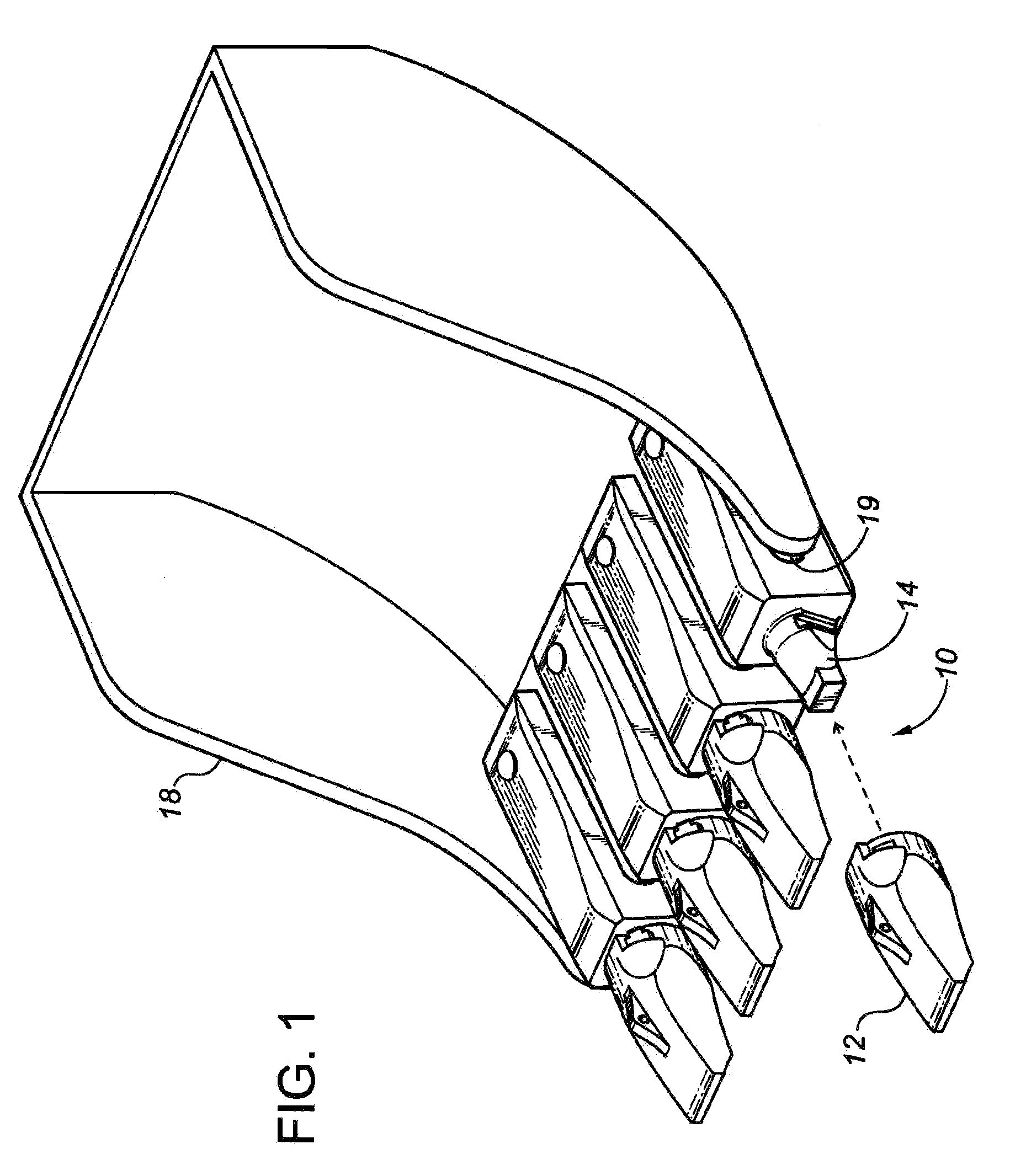 Tooth and adaptor assembly for a dipper bucket