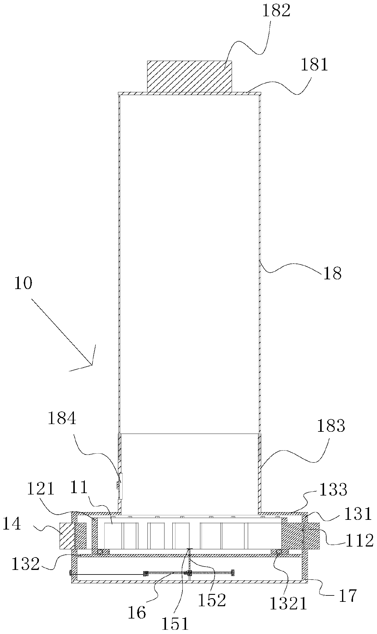 A multi-vortex ratio tornado simulation device