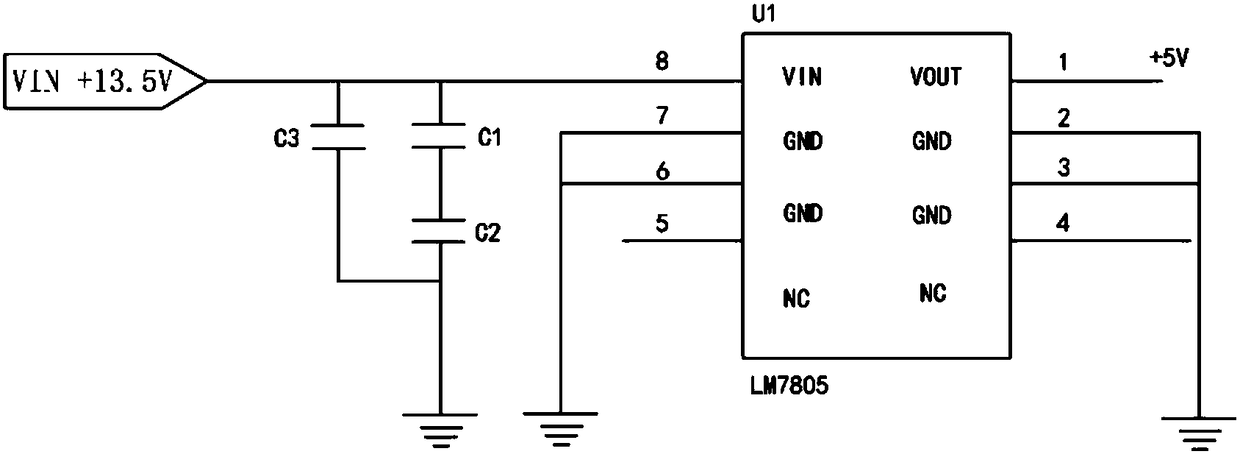 Large-power low-loss adjustable constant current power supply control module