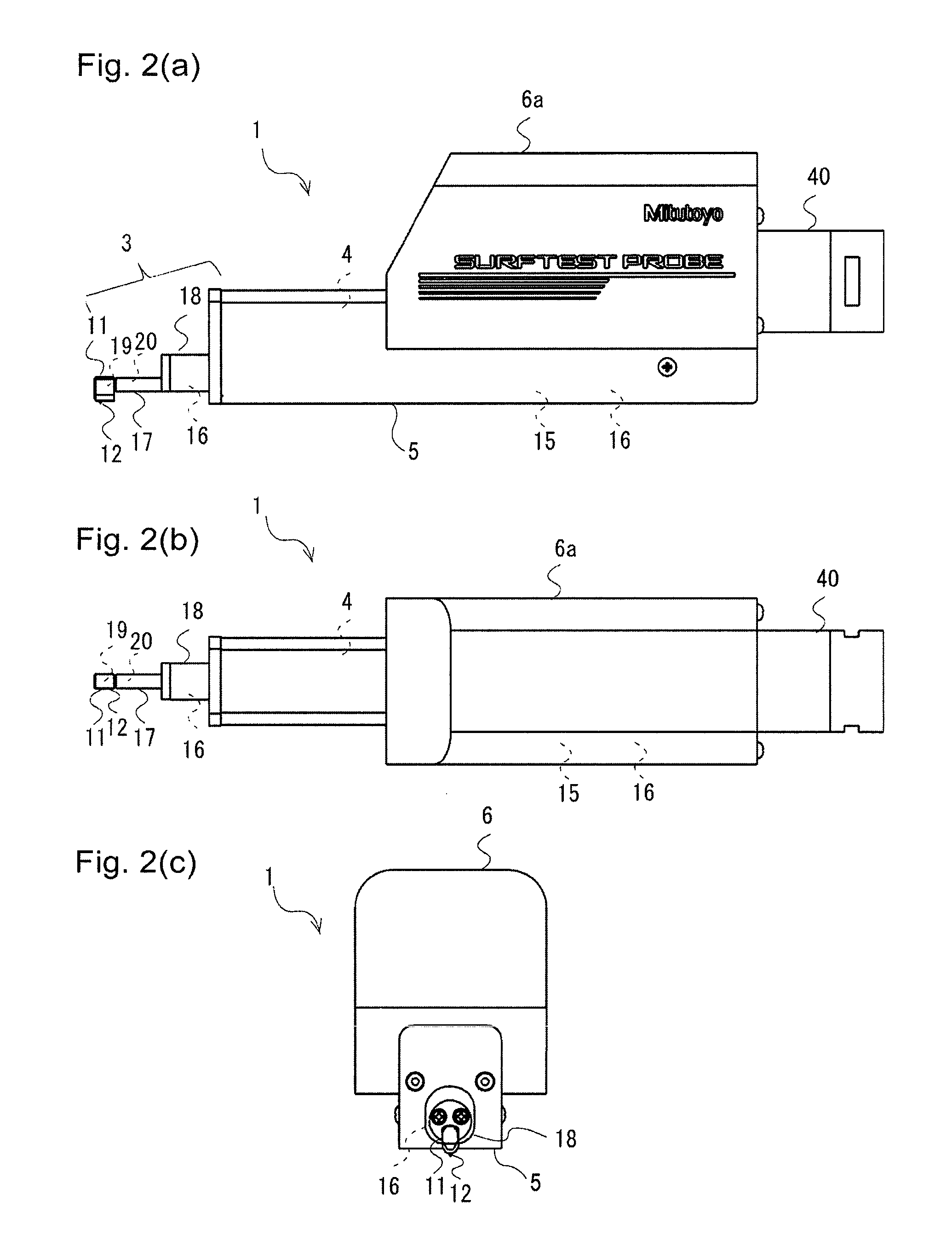 Surface roughness measuring unit and coordinate measuring apparatus