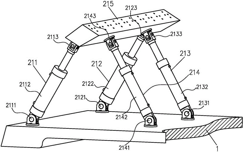 Four-degree-of-freedom hybrid multi-head flexible drawing machine