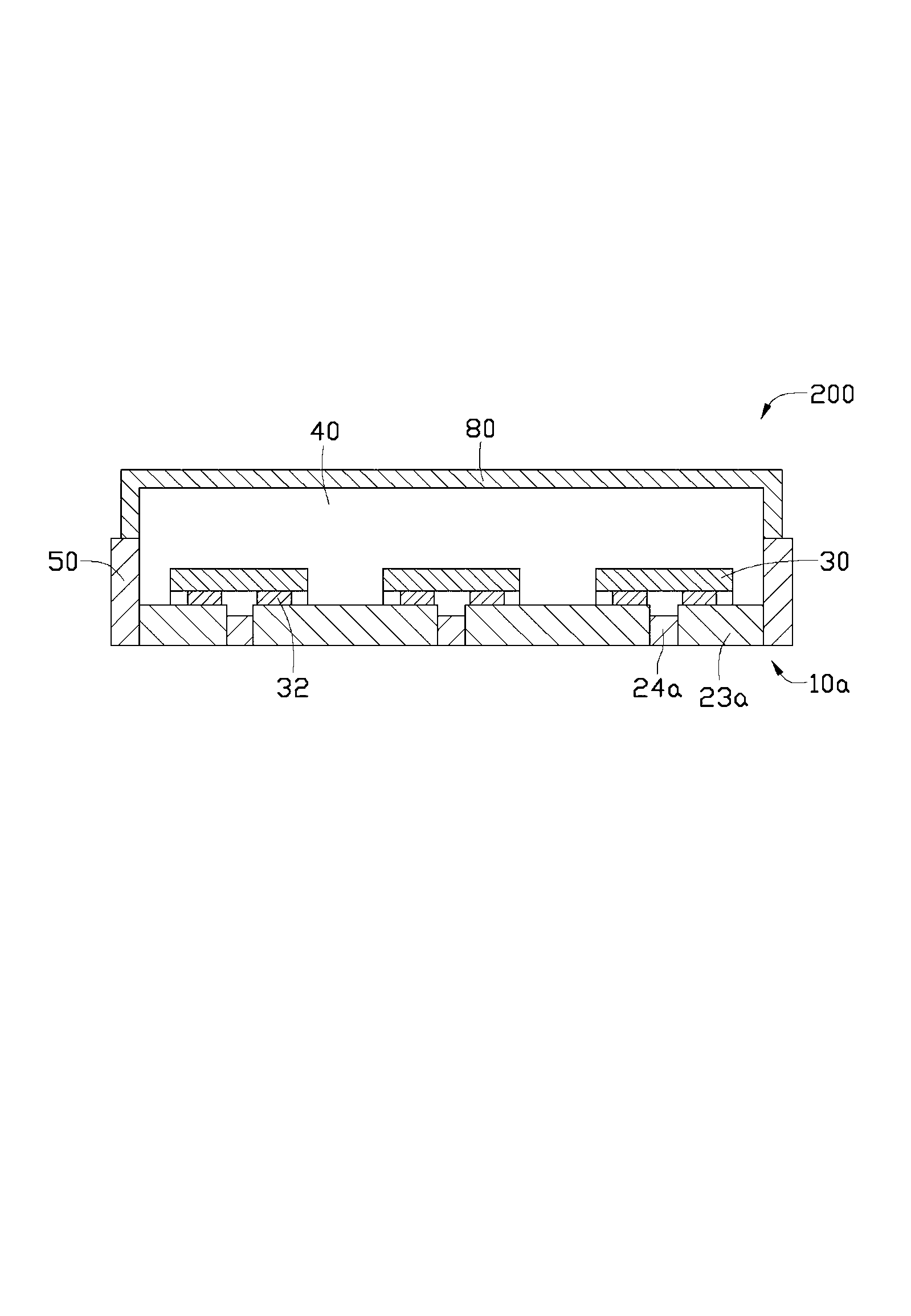 Light-emitting diode encapsulating structure and manufacturing method thereof