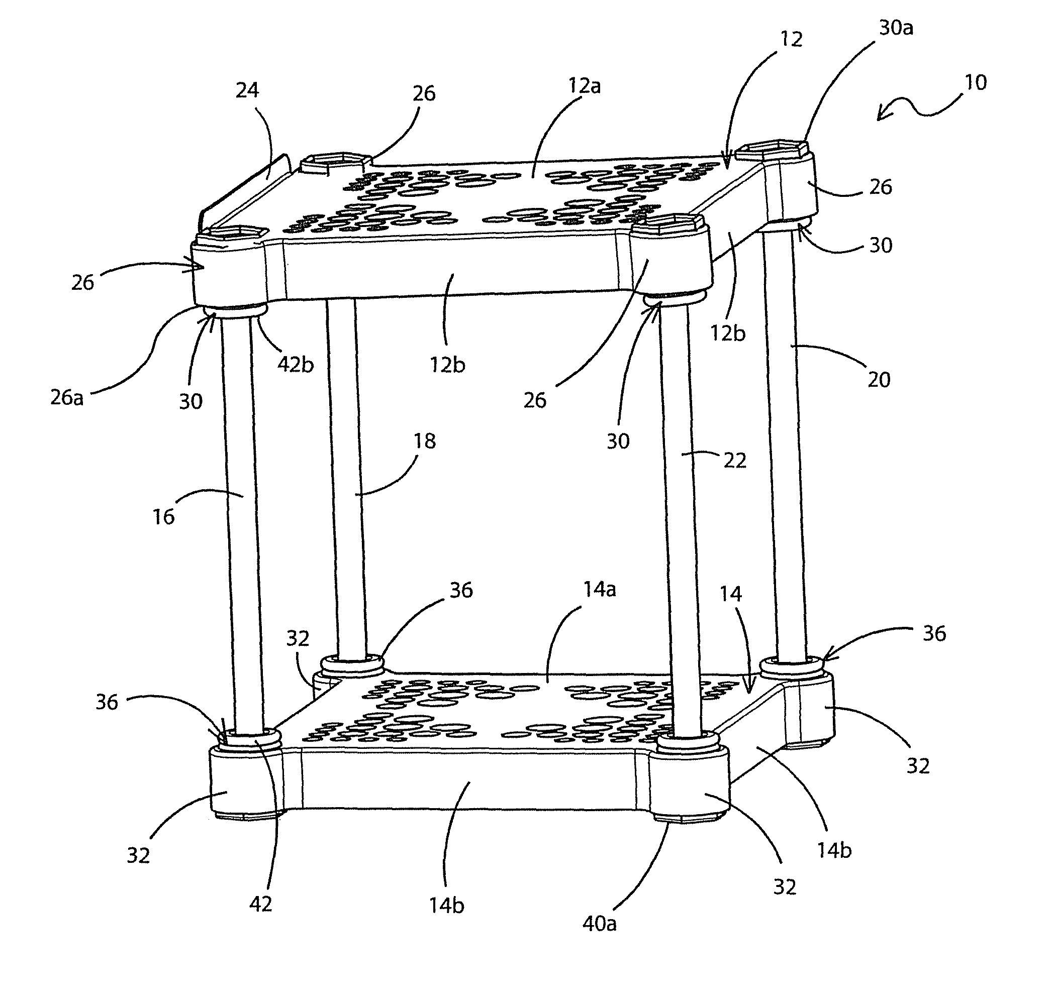 Vibration damping stand