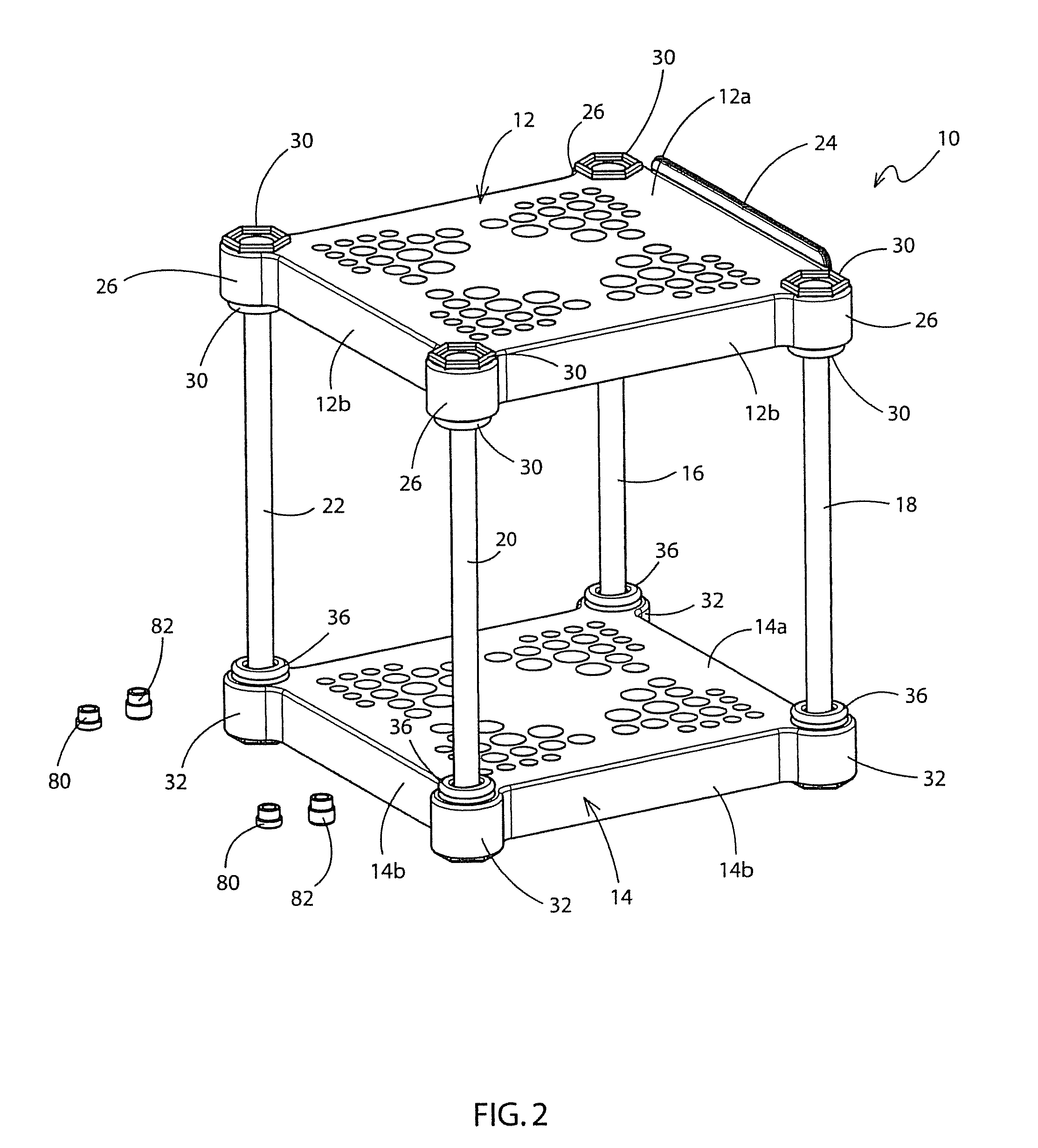 Vibration damping stand