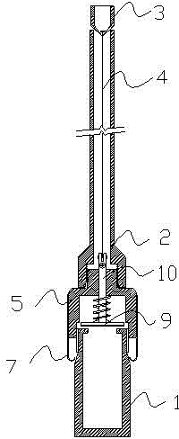 Ore dressing deep trough slurry enclosed sampler