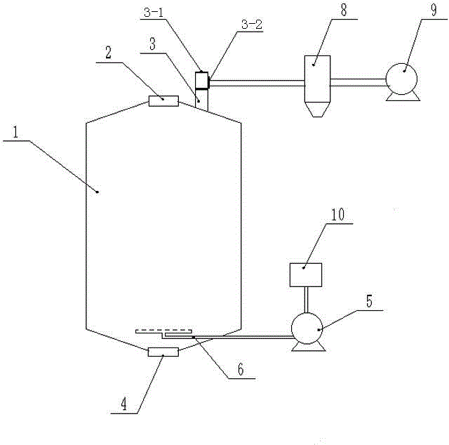 Device and method for producing alpha-semi-hydrated gypsum by utilizing industrial by-product gypsum by means of pneumatic autoclave