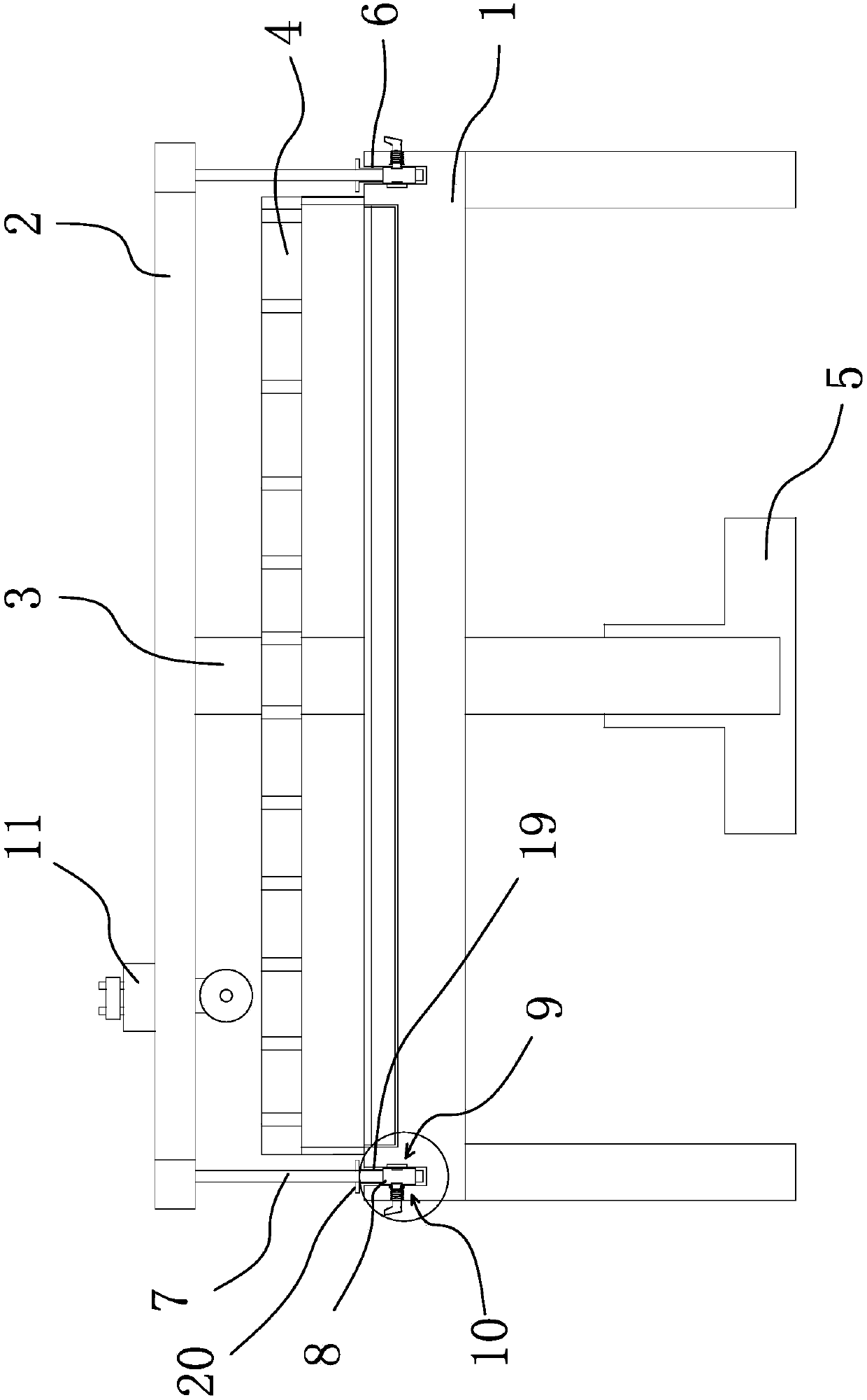 Tool adjusting assembly of multi-shaped sheet cutting device