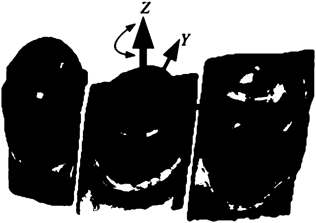 Standard dental crown positioning method used for false-tooth digital restoration system