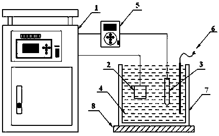 Aluminum alloy surface treatment method of microarc oxidation combined with pulse electrodeposition hole sealing and pulse electrodeposition hole sealing device