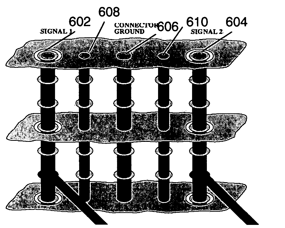 Printed circuit board and method of reducing crosstalk in a printed circuit board