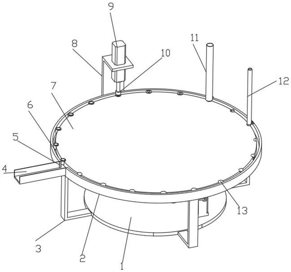 Automatic riveting device for electronic cigarette manufacturing