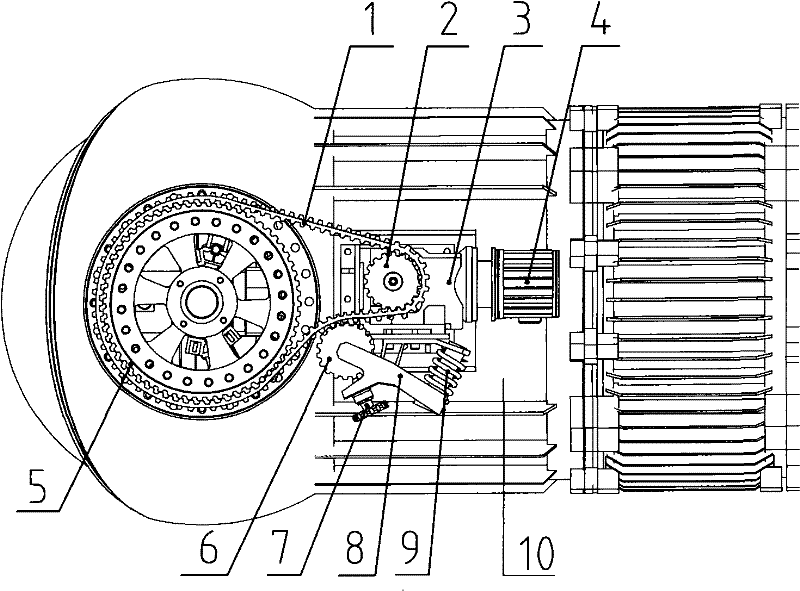 Downwind aerogenerator gyrodamping and locking mechanism