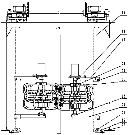 Swinging, combing and brushing type wine grape picking method and mechanism