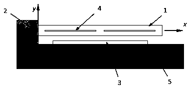 A low thermoelastic damping cantilever microbeam resonator with through-hole structure