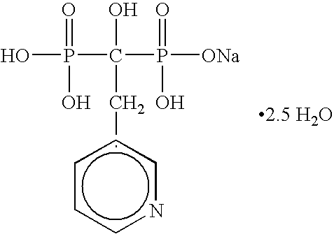 Nanoparticulate bisphosphonate compositions