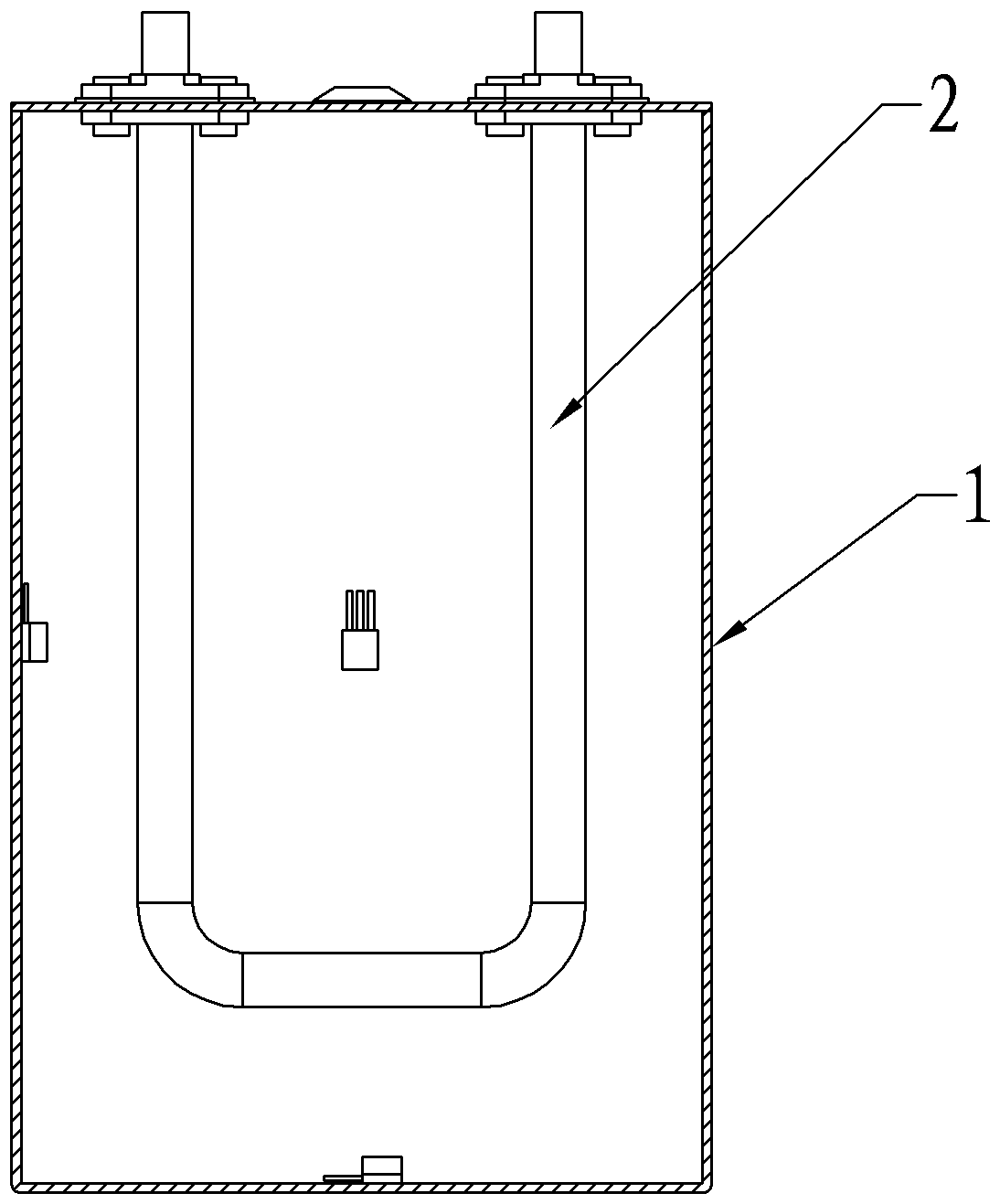 Programmable analog heating apparatus used for battery thermal management test and control method for programmable analog heating apparatus