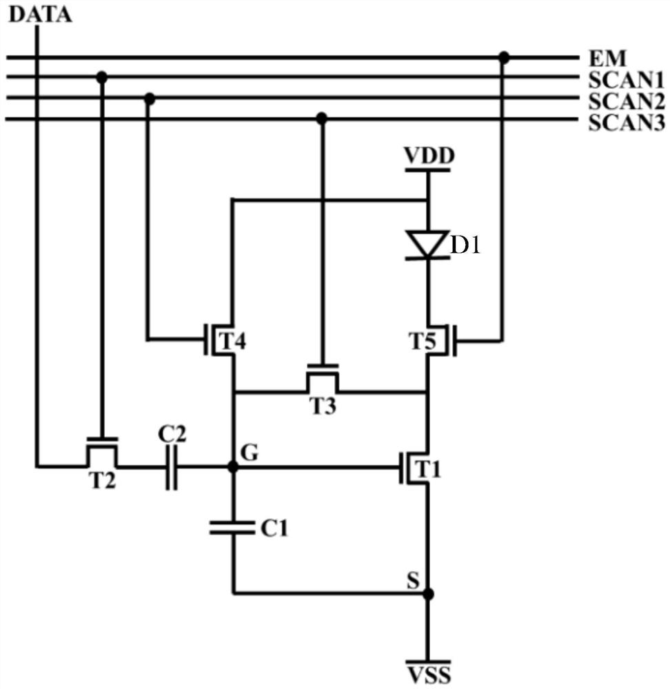 Pixel circuit, backlight module and display panel