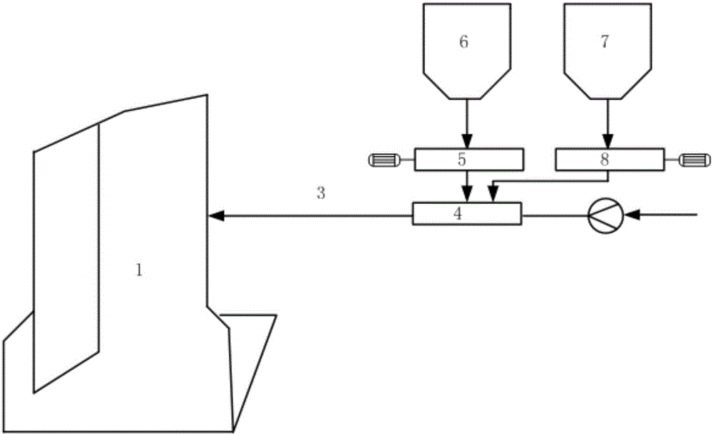 In-boiler desulfurization and denitration system and method for chain grate boiler