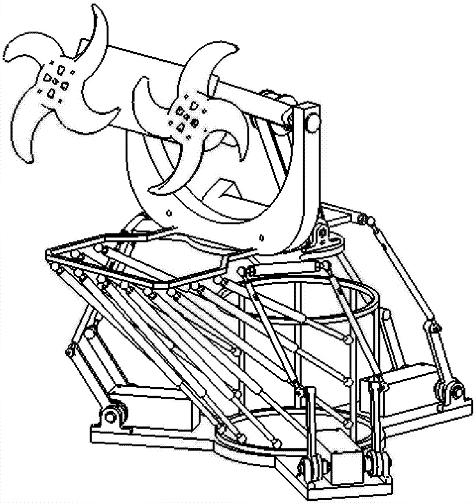 Opposite-rotation-cutter-wheel fruit picking device capable of achieving drop-point-controllable collection