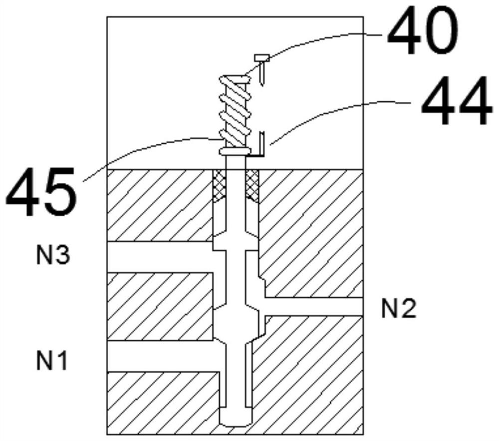 A final heat sink system for active and passive cooperative cooling of nuclear power plants