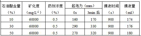 A kind of anti-condensate oil anti-salt foam discharge agent and preparation method thereof