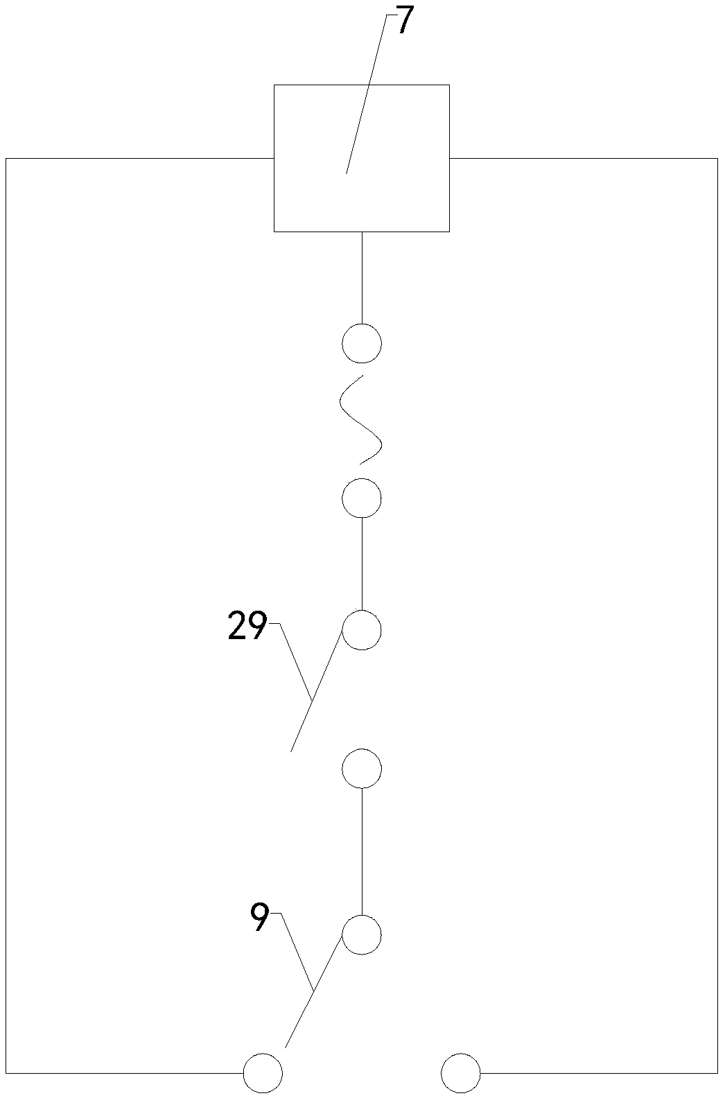 Spraying device for polyurethane colored coating