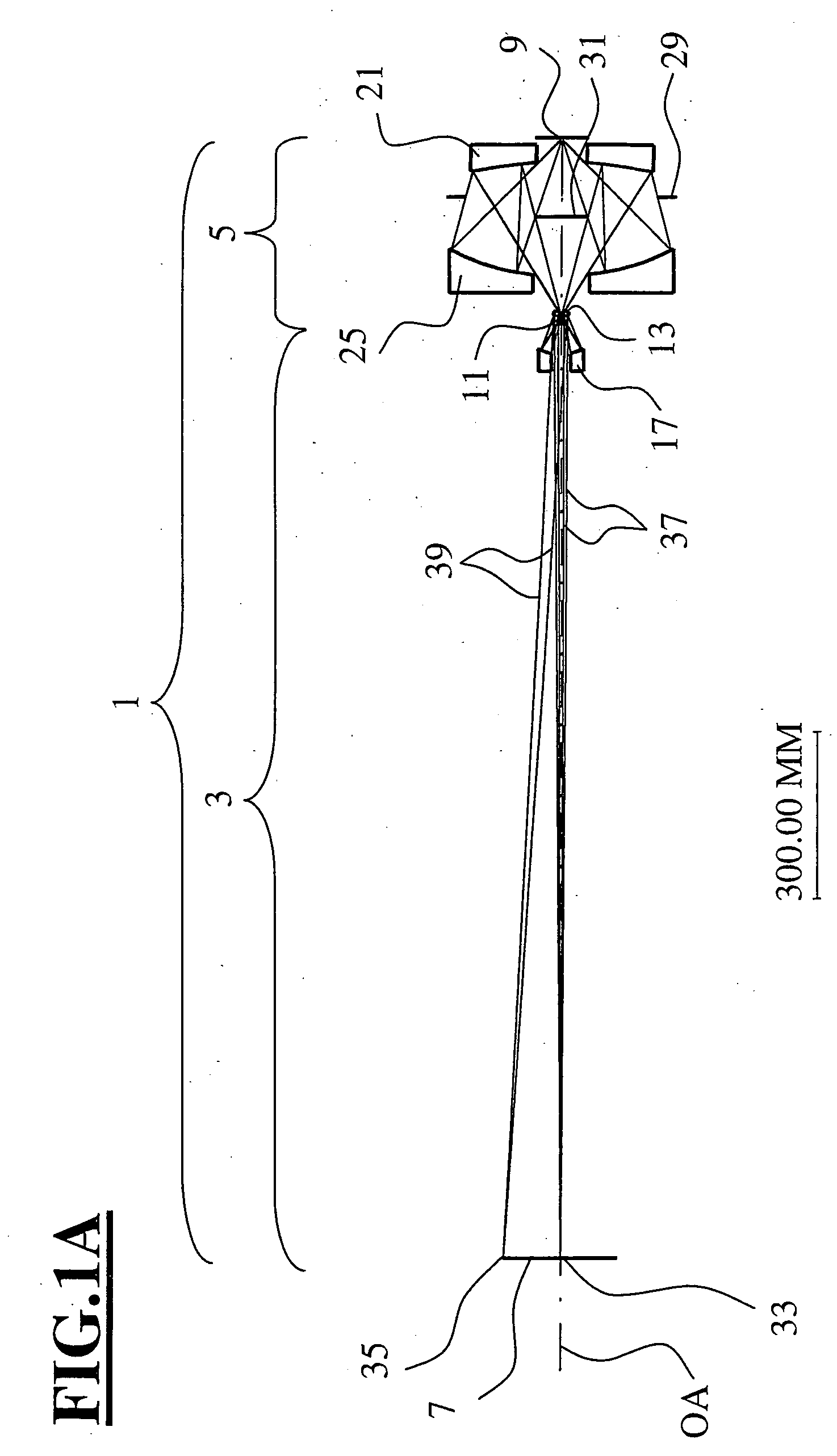 Objective with pupil obscuration