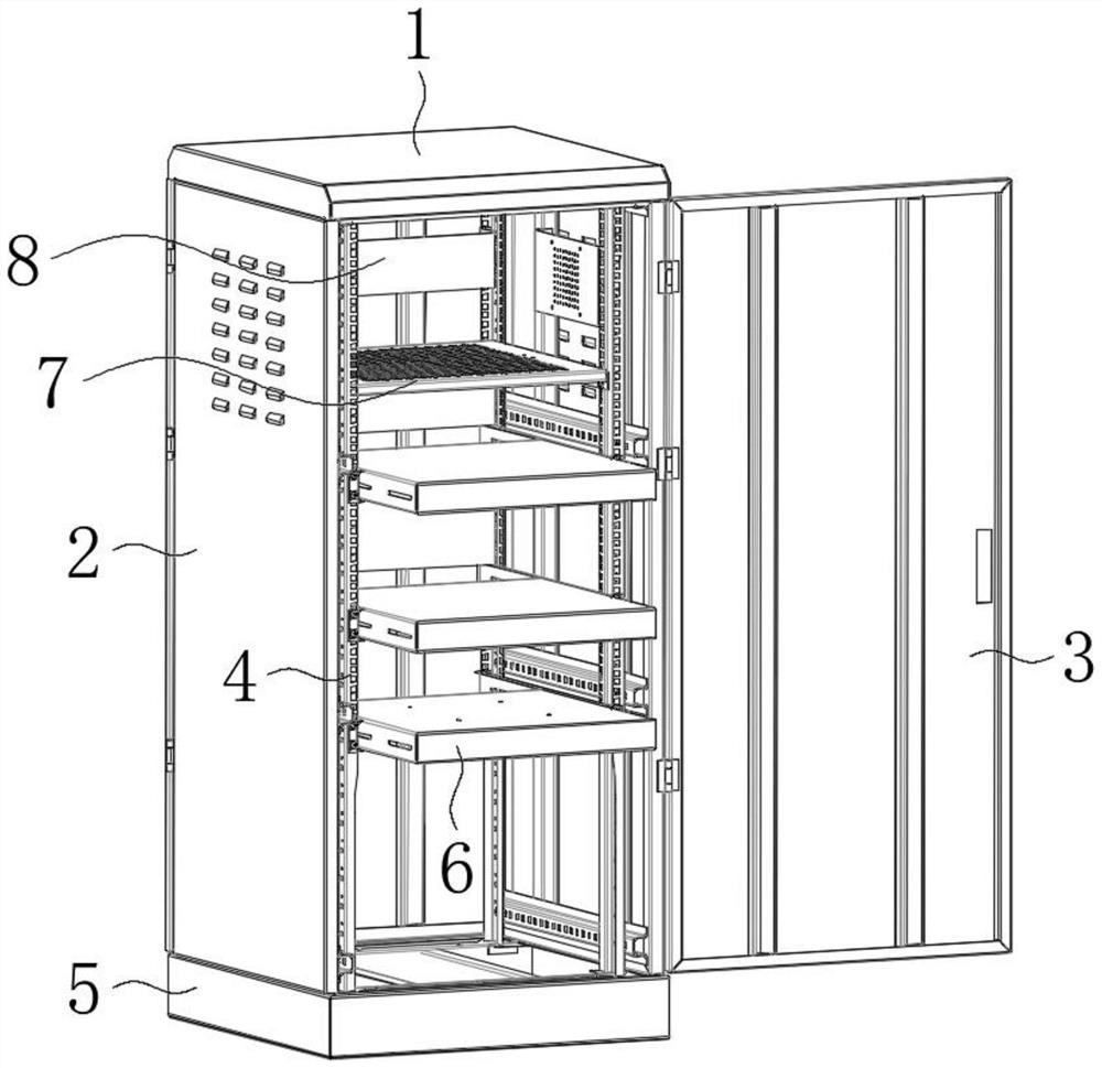 Remote control system on-site cabinet of automatic wiring device for ground wire ice melting