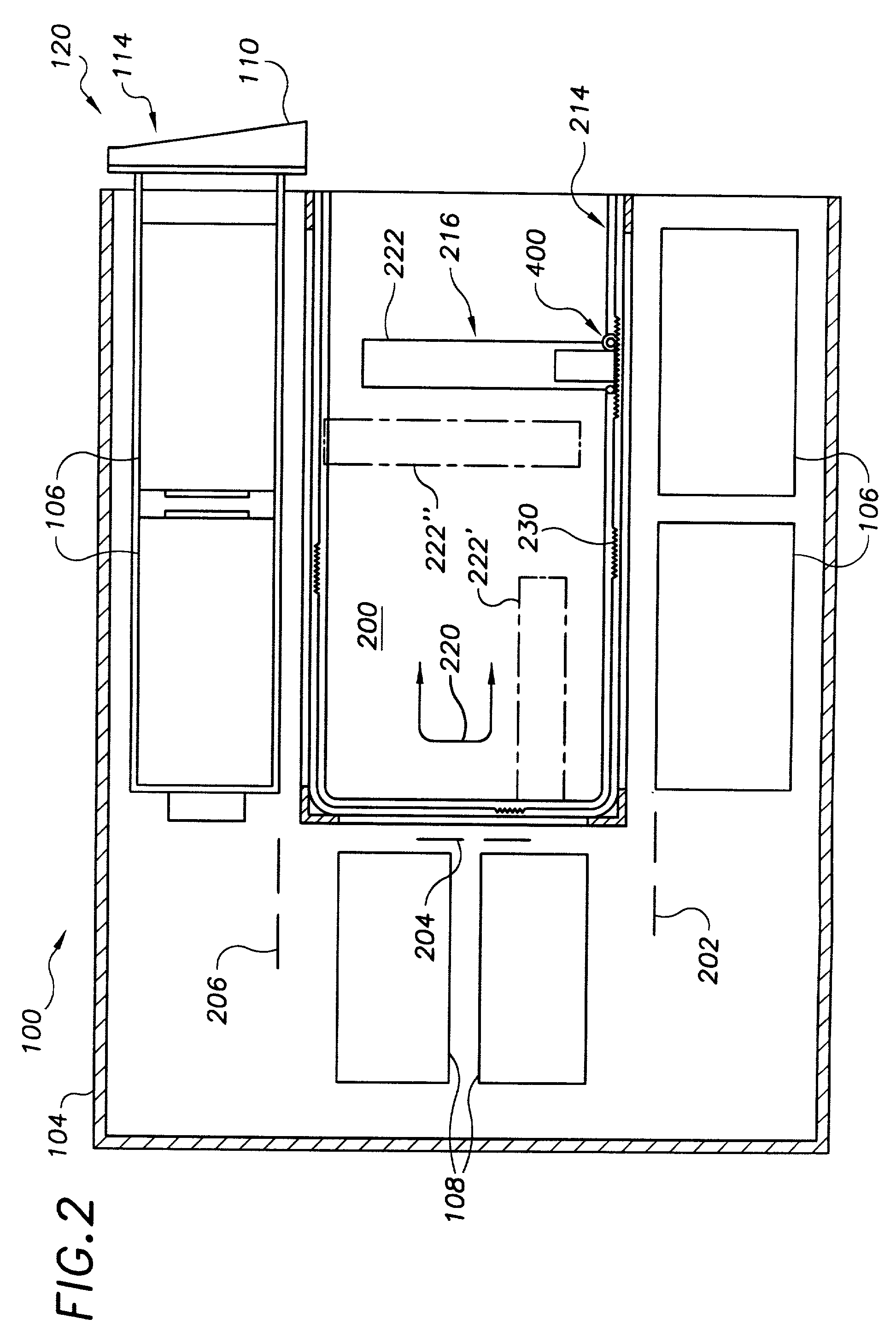 Removable media storage method and device for a data storage system