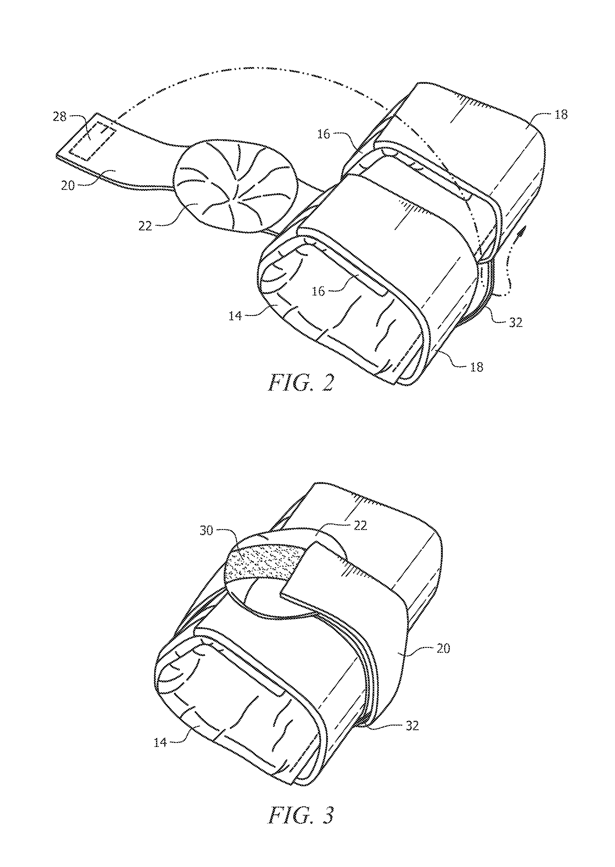 Laterally applied orthosis