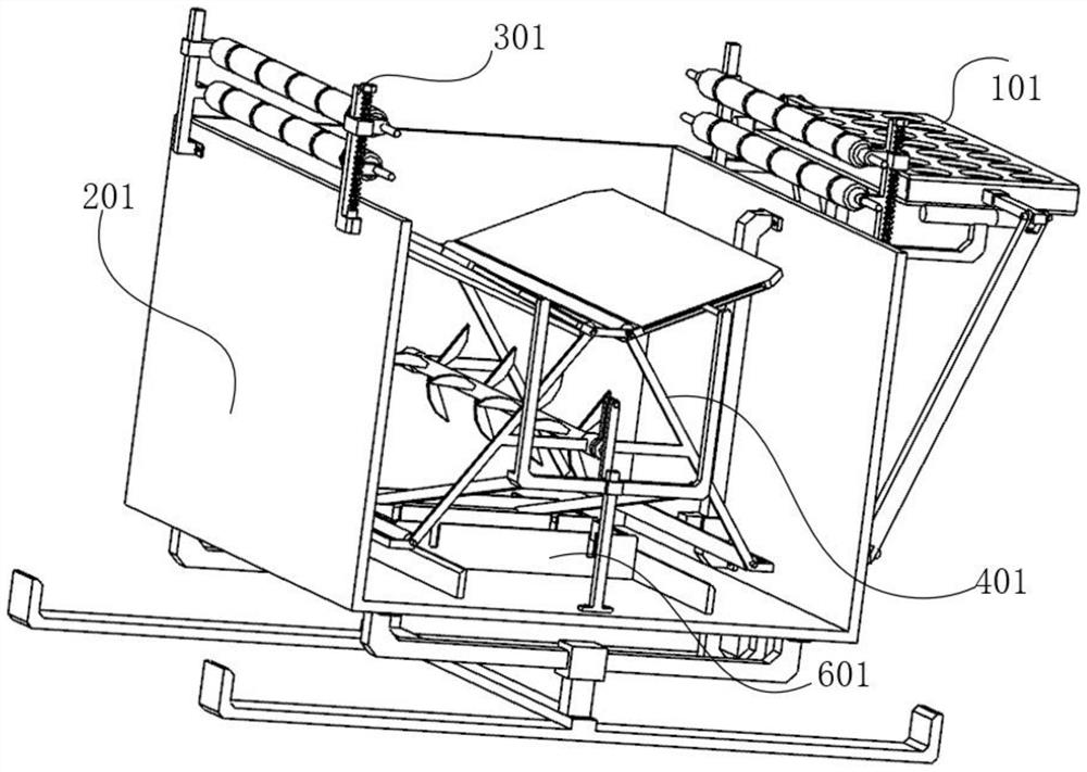 Textile fabric dyeing device facilitating fabric taking