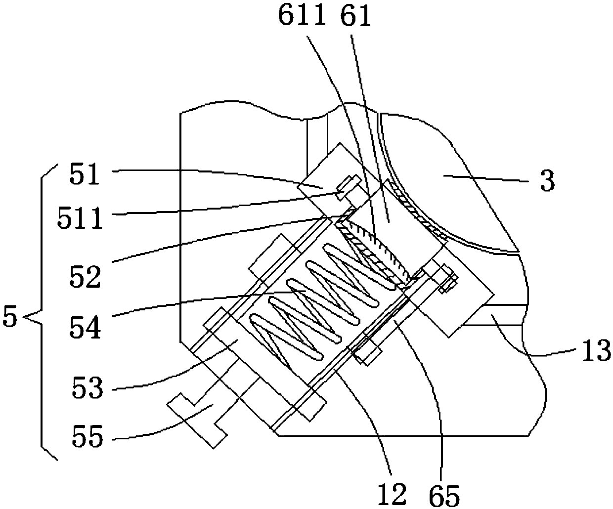 Telegraph pole climbing device