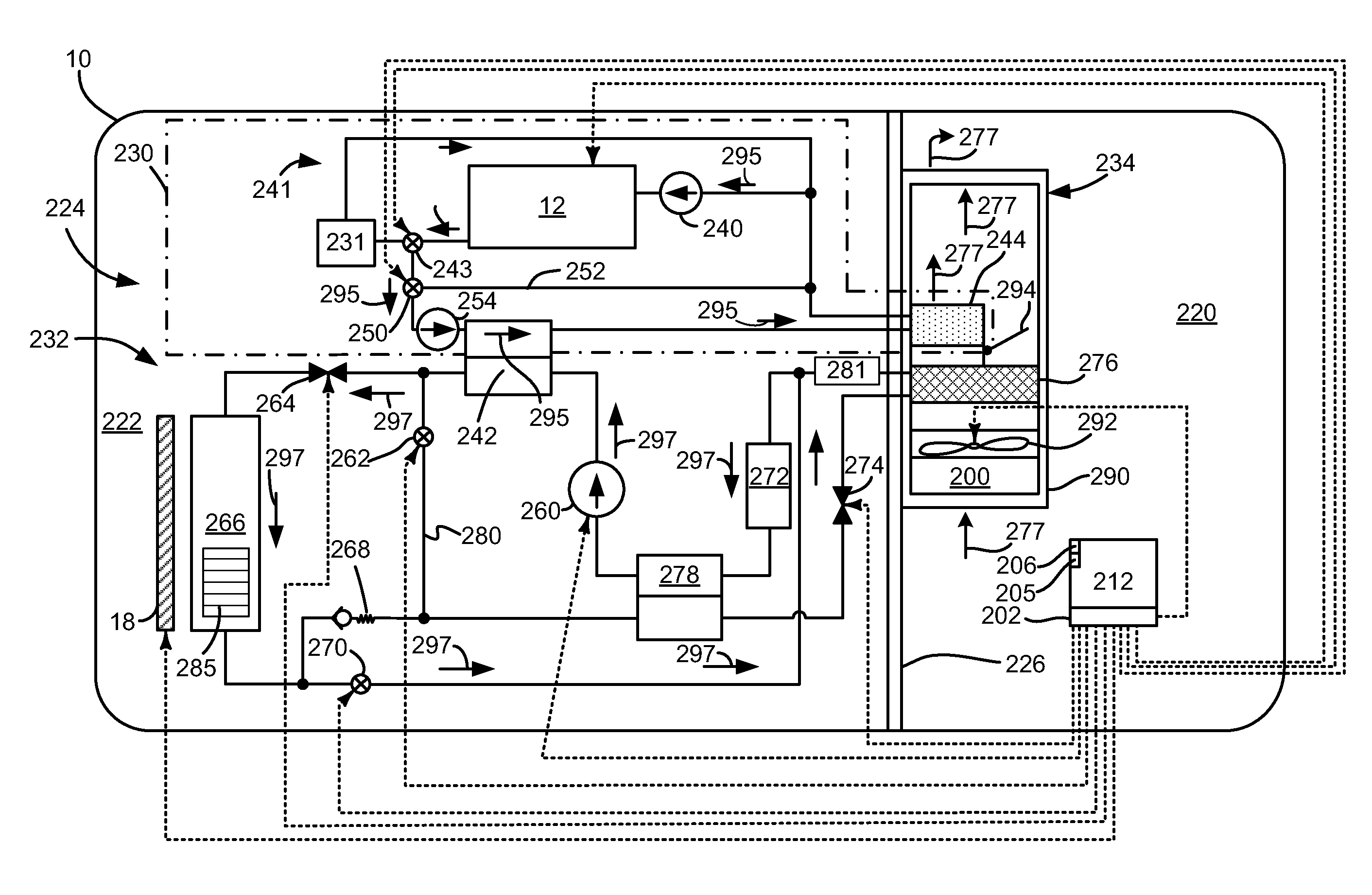 Method and system for reducing the possibility of vehicle heat exchanger freezing