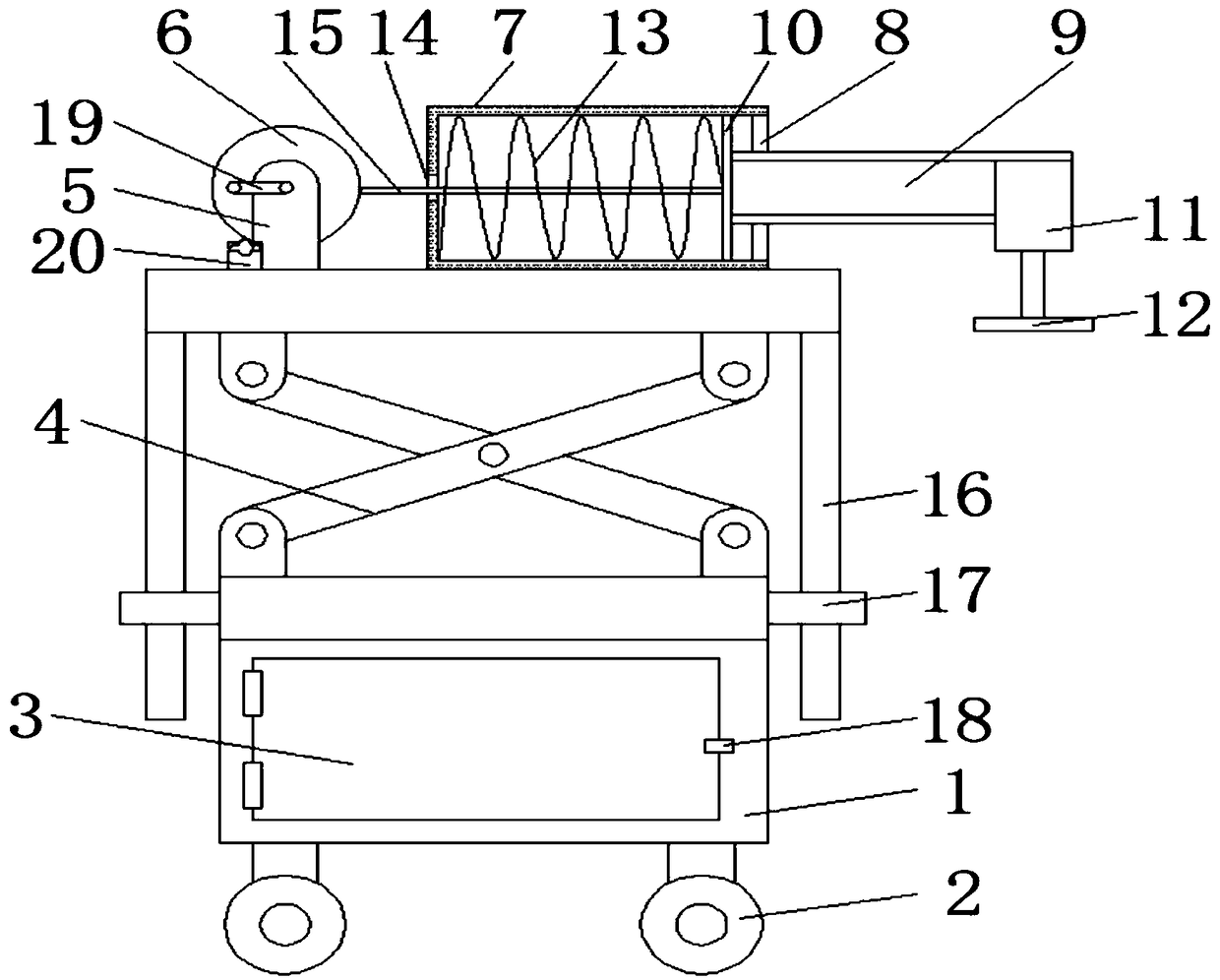 Trimming machine for greening plants