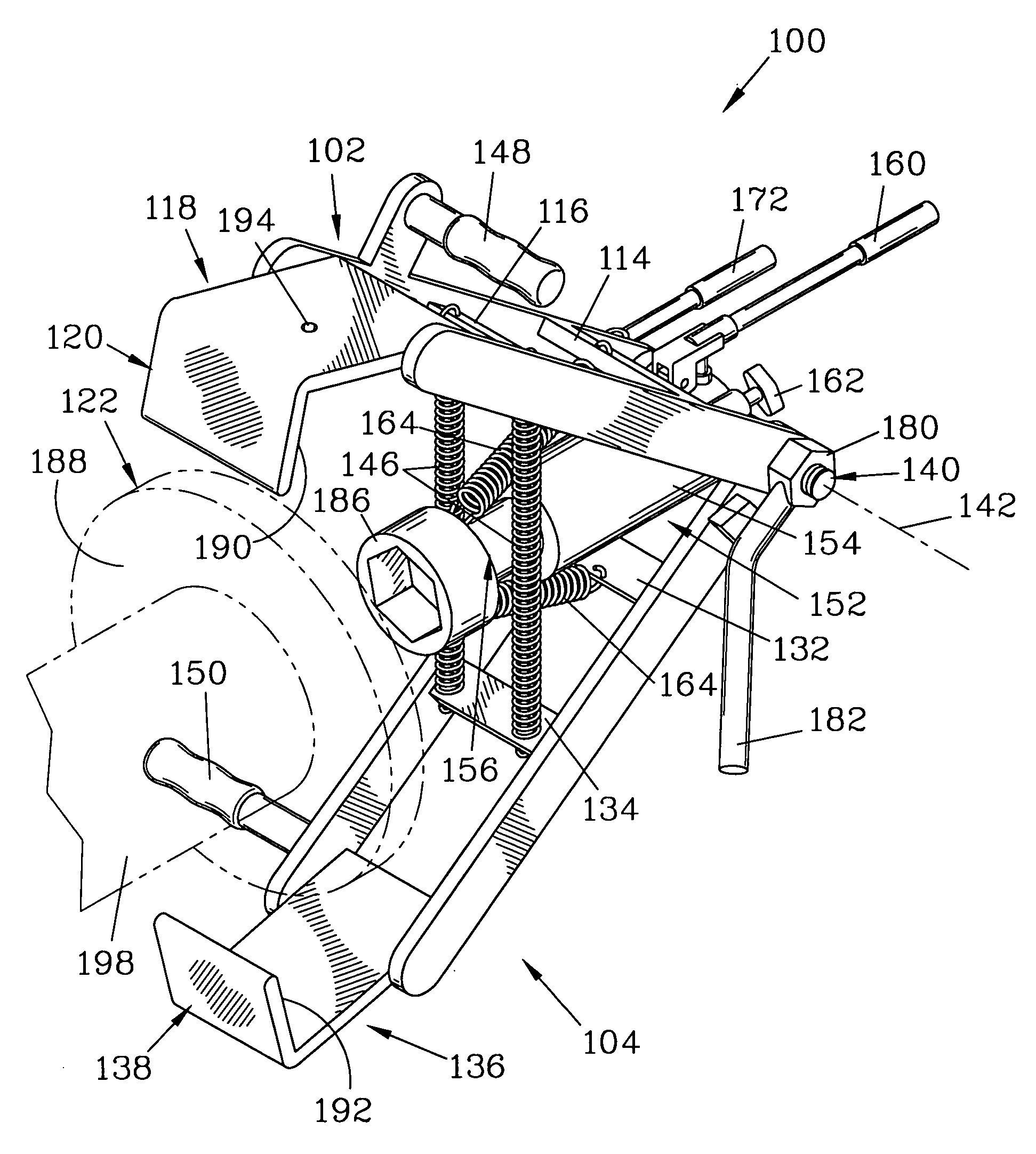 Brake rotor puller