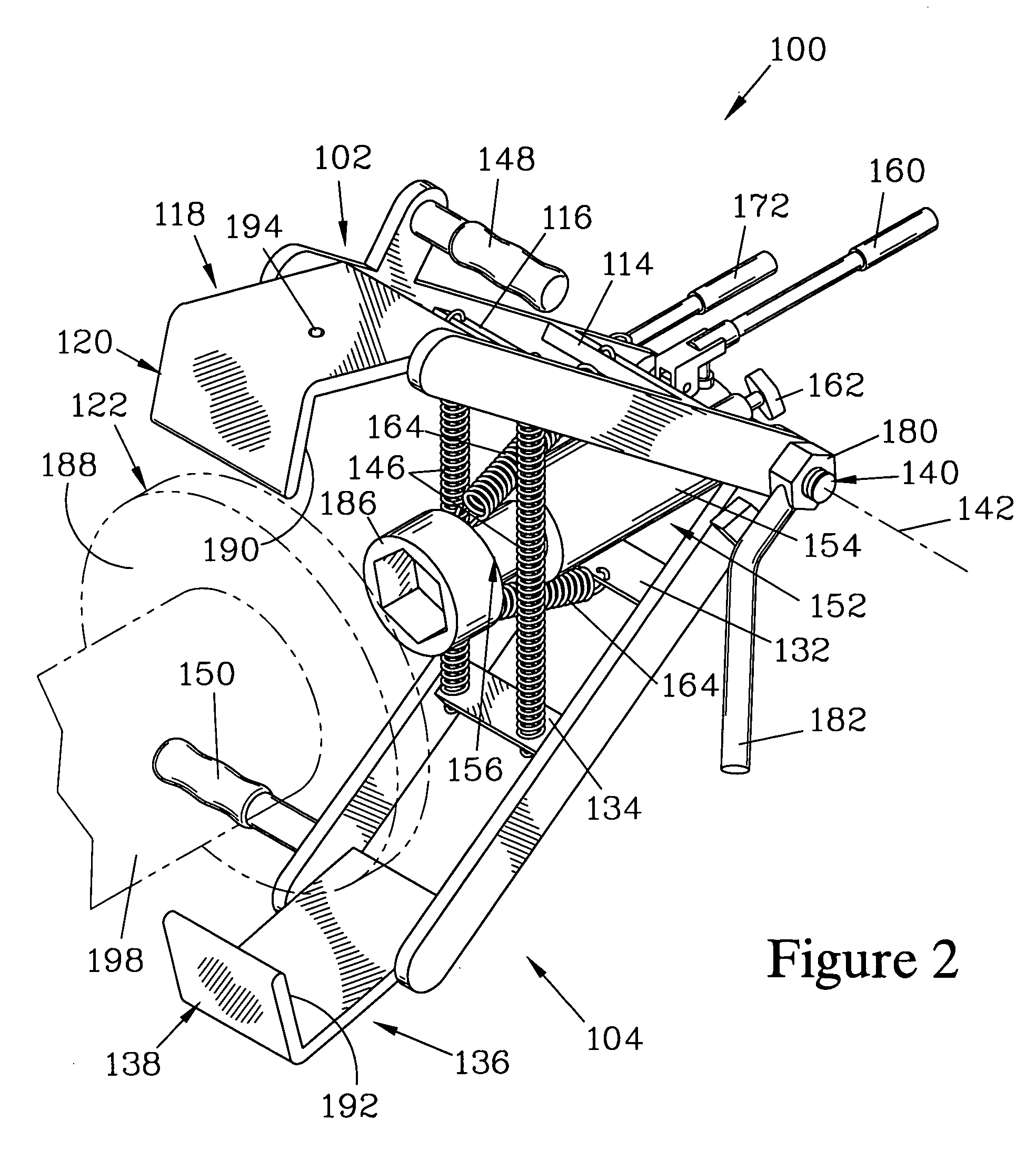 Brake rotor puller