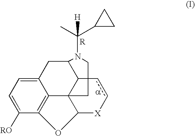 Treatment of chemical dependency with substantially nonaddicting normorphine and norcodeine derivatives